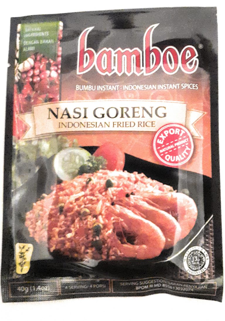 Bamboe Bumbu Instant Nasi Goreng Indonesian Fried Rice Spices, 40 Gram